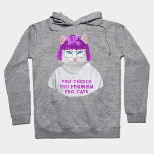 Feminist Cat Hoodie